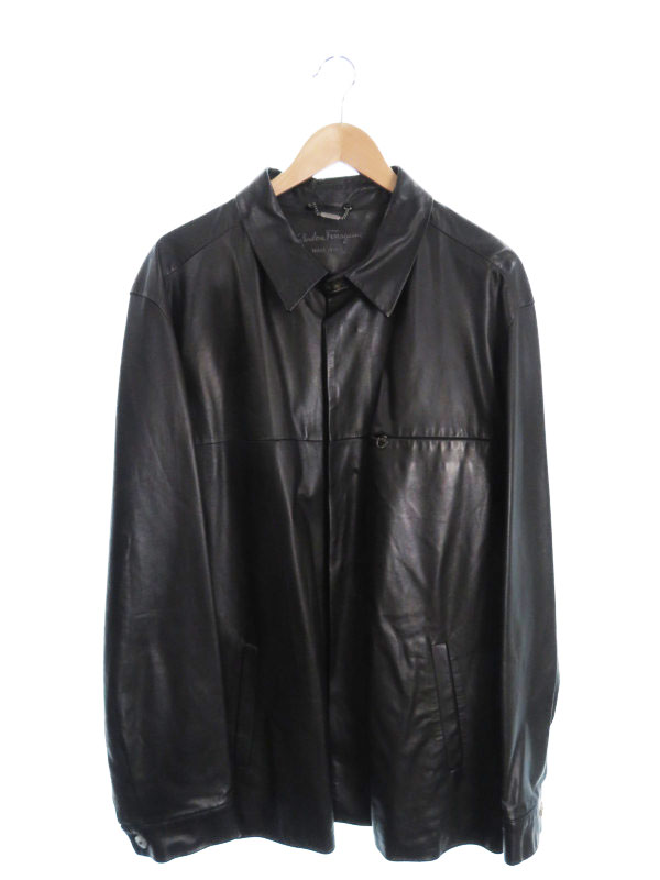 Salvatore Ferragamo】【イタリア製】【アウター】フェラガモ『レザー