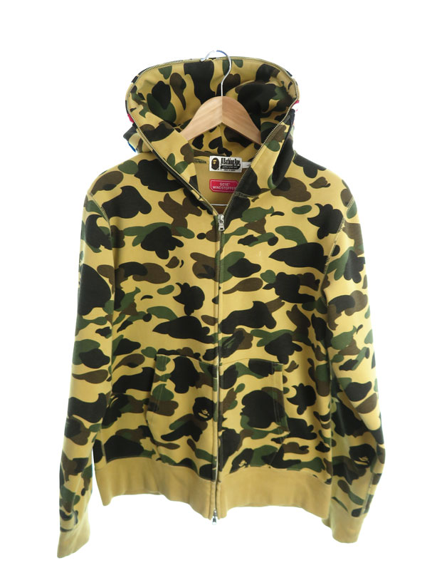 A BATHING APE】【シャークパーカー】【日本製】アベイシングエイプ