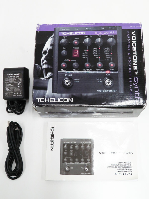 T.C.HELICON】ティーシーヘリコン『ボーカルエフェクター』VOICE TONE