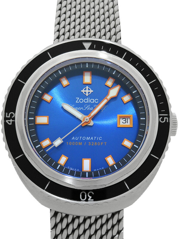 ZODIAC】ゾディアック『スーパーシーウルフ 68』ZO9502 メンズ 自動