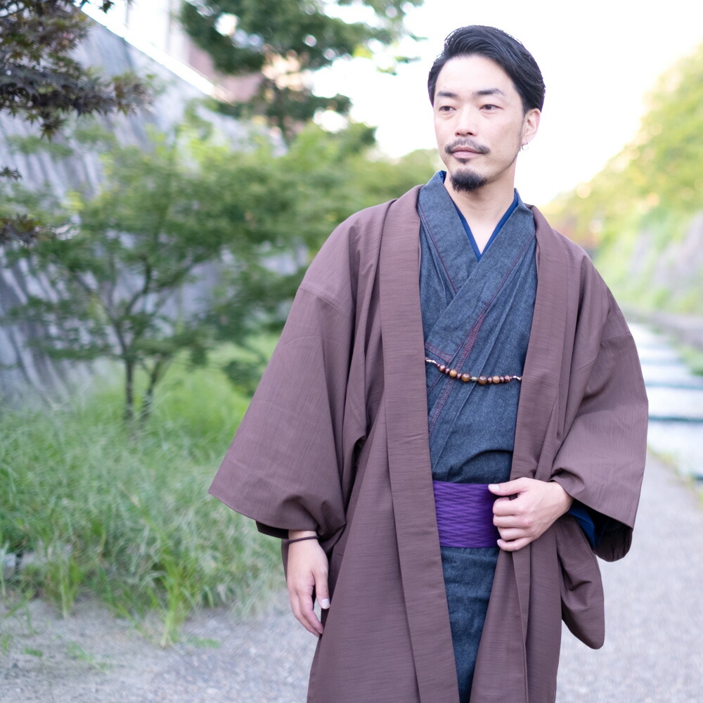 楽天市場】羽織 着物 メンズ 羽織り 洗える 長羽織 お仕立て上がり