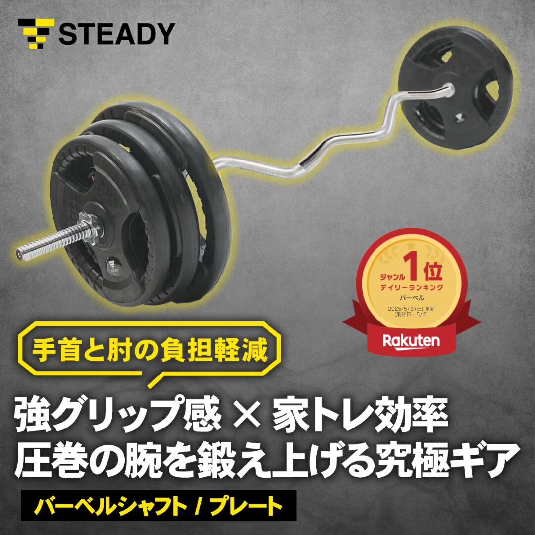 楽天市場】＼ P10倍&300%Pバック／STEADY EZバー イージーバー 筋トレ