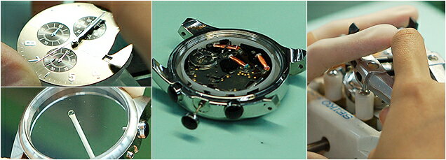 腕時計用ムーブメント VD54C VD54B VD654 6針3目 SS 時計部品 修理部品