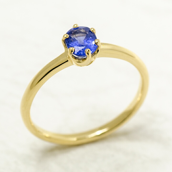 楽天市場】SS800円クーポン リング ブルーサファイア ゴールド K18