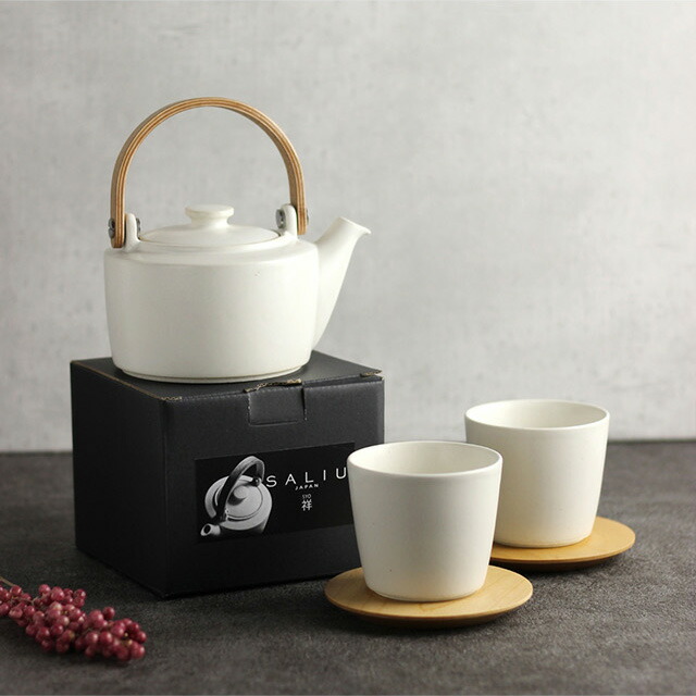 楽天市場】SALIU SYO 祥 土瓶急須＆湯呑み＆山桜 茶敷セット(急須