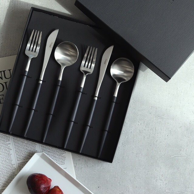 楽天市場】Cutipol GOA クチポール ゴア ブラック ディナーナイフ