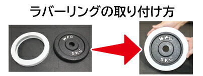 楽天市場】白ラバー バーベル ダンベル セット 100kgウエイト