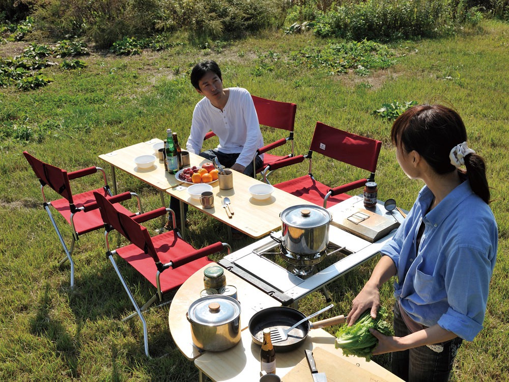 ck-116tr]snow peak(スノーピーク)<br>マルチファンクションテーブル竹