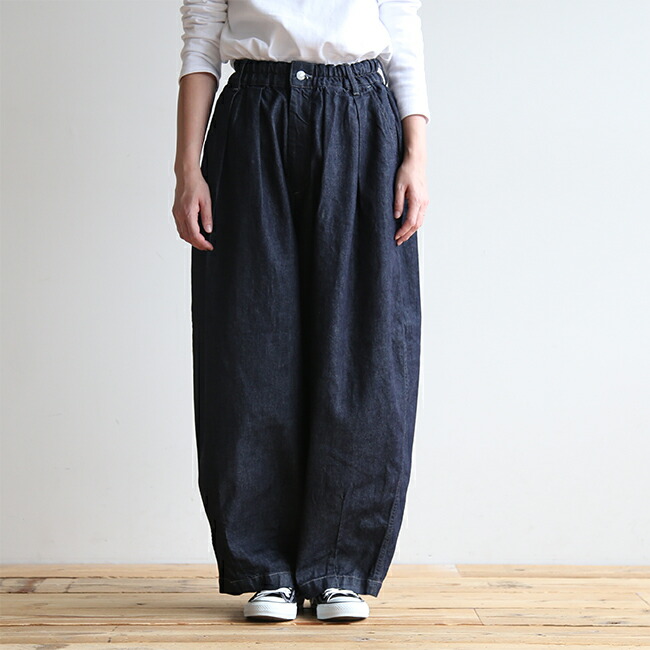 A11801]HARVESTY(ハーベスティ) 10ozデニムサーカスパンツ/ワン