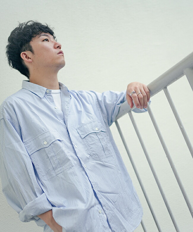 PC-016-2212]PORTER CLASSIC(ポータークラシック) ROLL UP STRIPE