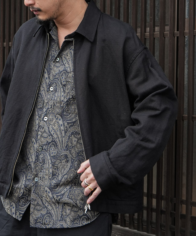 QV245]NEEDLES(ニードルズ) One-Up Shirt - PE/C Jq. Cloth ワンナップ