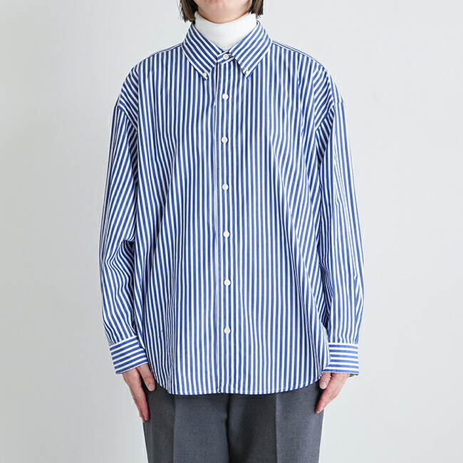 23AMSBL04]THE SHINZONE(ザ・シンゾーン) STRIPE DADDY SHIRT