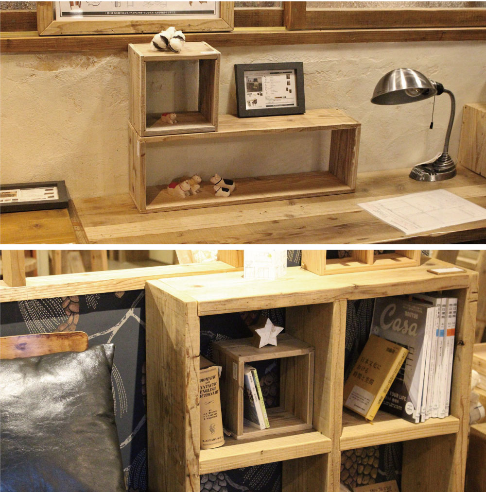 楽天市場】 家具 > 収納家具 > OLD ASHIBA（杉古材）ライトラック