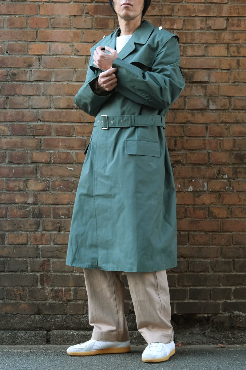 楽天市場】東ドイツ軍 レインコート グリーン Aタイプ デッドストック