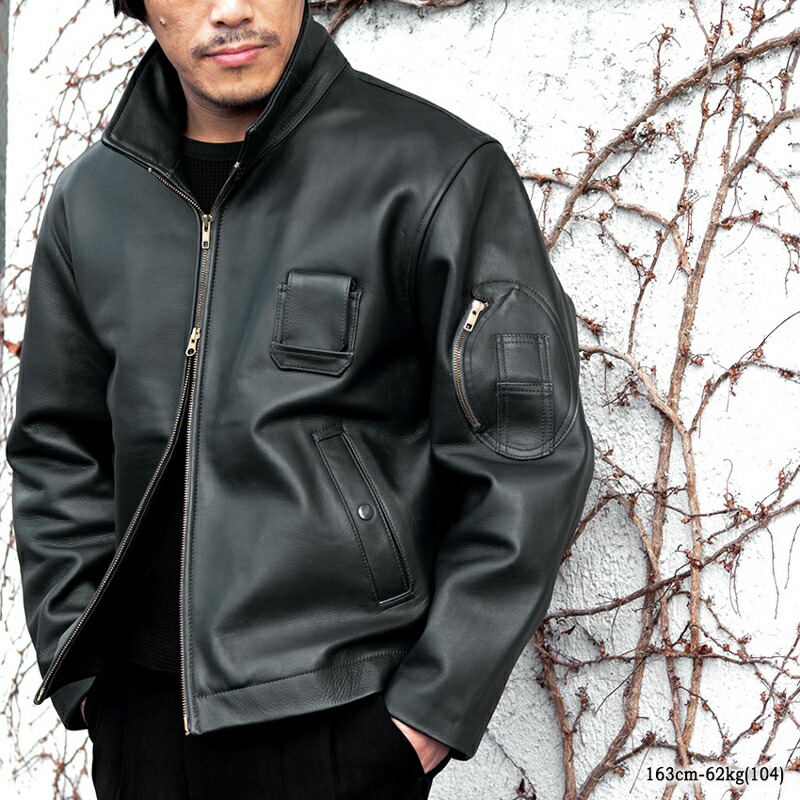 楽天市場】フランス軍タイプ パイロットレザージャケット JJ382YN