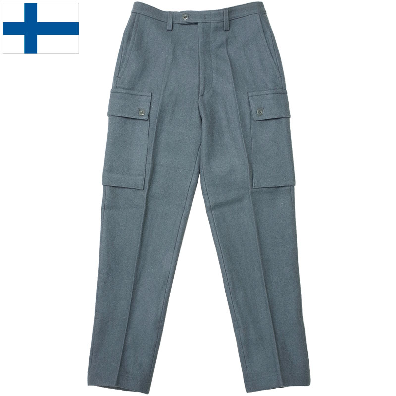 楽天市場】フィンランド軍 ウール フィールドパンツ ブルーグレー