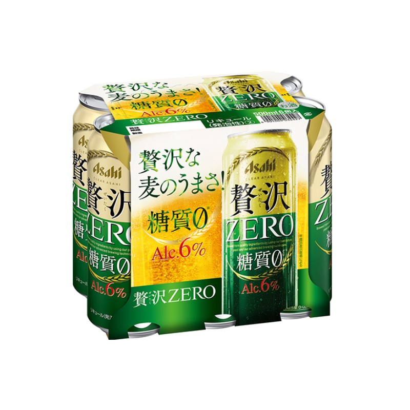 クリアアサヒ贅沢ゼロ 6缶パック アークスオンラインショップ Arcs