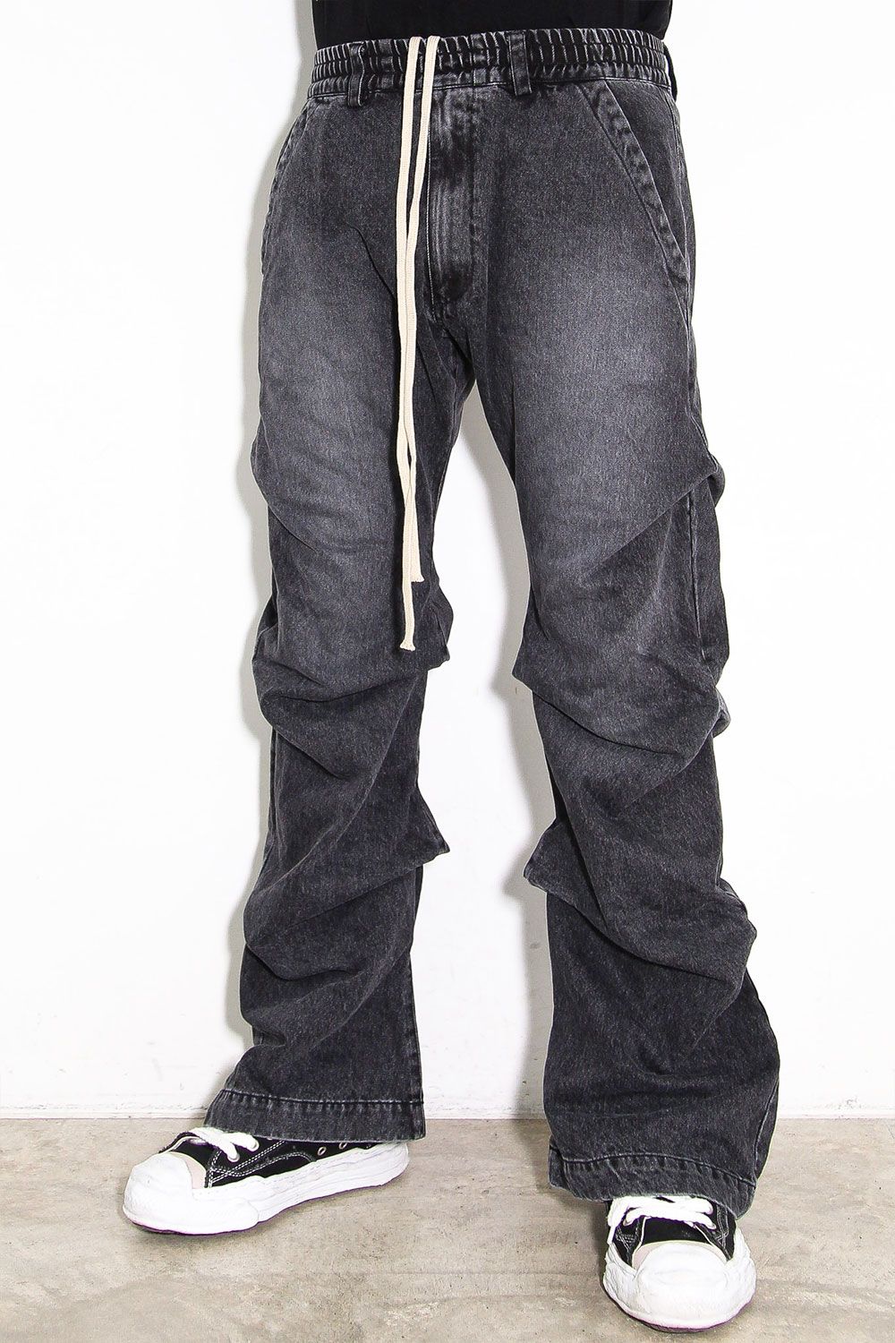 A.F ARTEFACT - デニムタックスリムバギーパンツ / Denim Tuck Slim