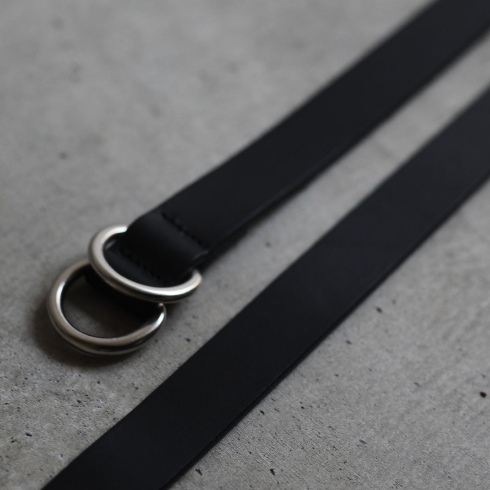 YOKO SAKAMOTO - 【再販売通知受付可能】Ring Belt Slim(BLACK×SILVER