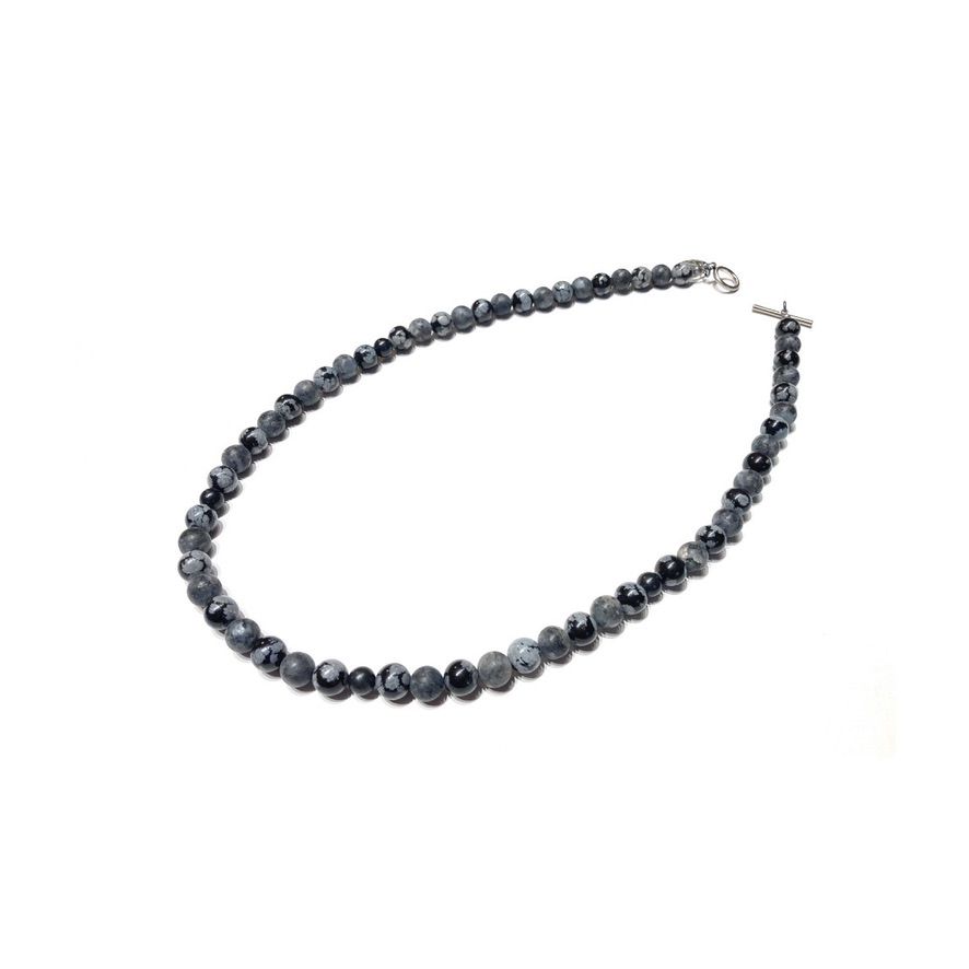 SOSHIOTSUKI - 【残りわずか】Single Juzu Necklace Slim(GREY