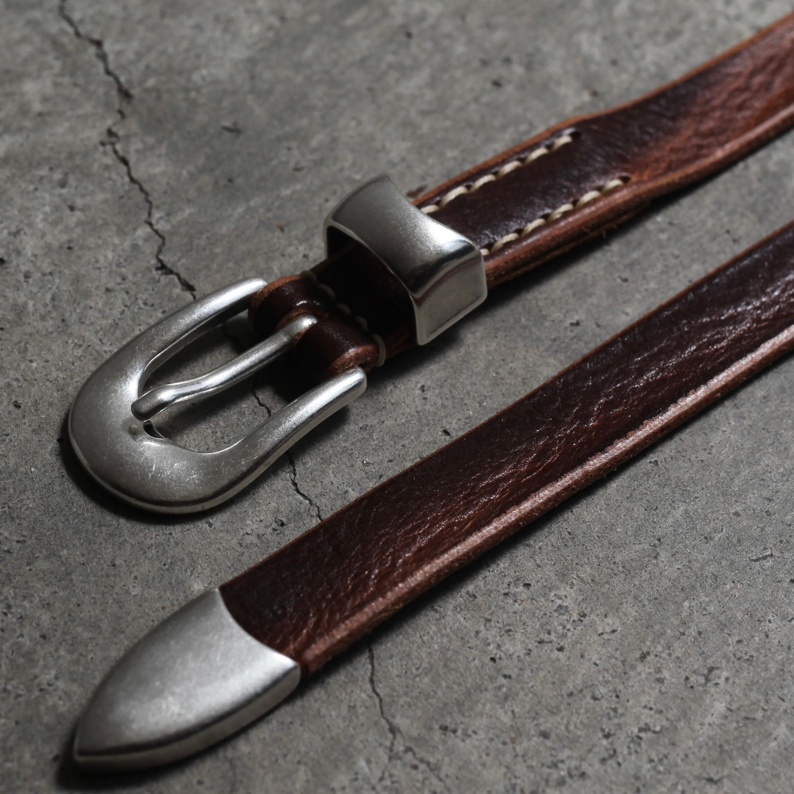 OUR LEGACY - 【残りわずか】2cm Belt(BROWN) | ACRMTSM ONLINE STORE