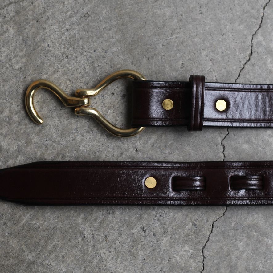 TORY LEATHER - 【残りわずか】Hoof Pick Belt(BLACK×NICKEL