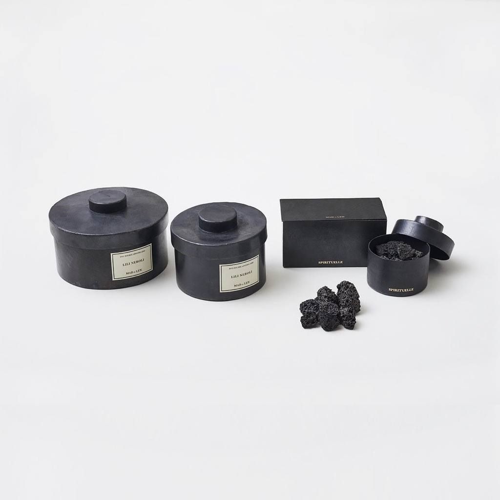 MAD et LEN - 【残り一点】グランデポットポプリ 溶岩石(TERRE NOIRE