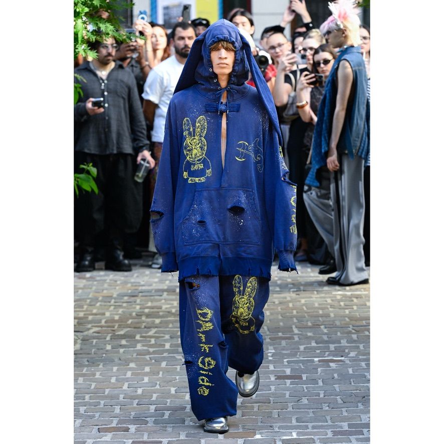 KIDILL - 【残り一点】Destroyed Bunny Hoodie | ACRMTSM ONLINE STORE