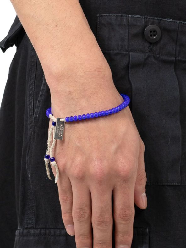 KAMIYA - GLASS BEADED BRACELET- グラスビーズブレスレット -RED