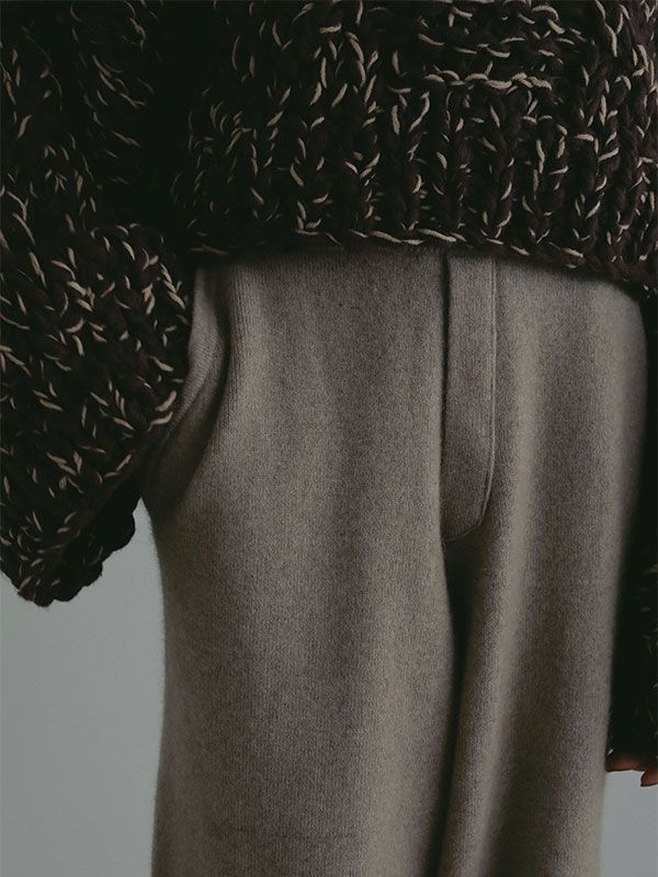 ETRE TOKYO - ハンドニットケーブルプルオーバー - BROWN | ADDICT WEB