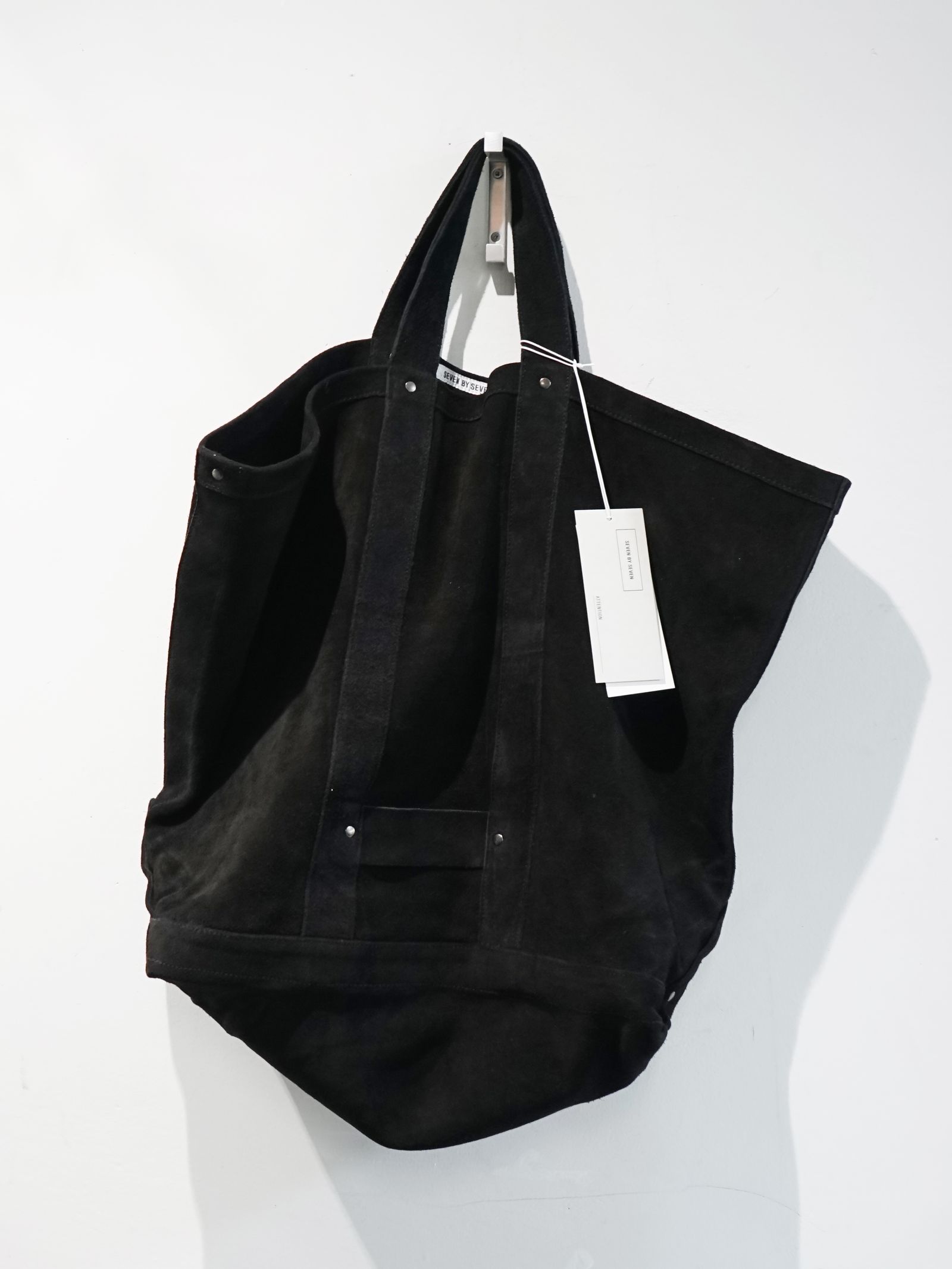 SEVEN BY SEVEN - レザートートバッグ LEATHER TOTE BAG - Cow split