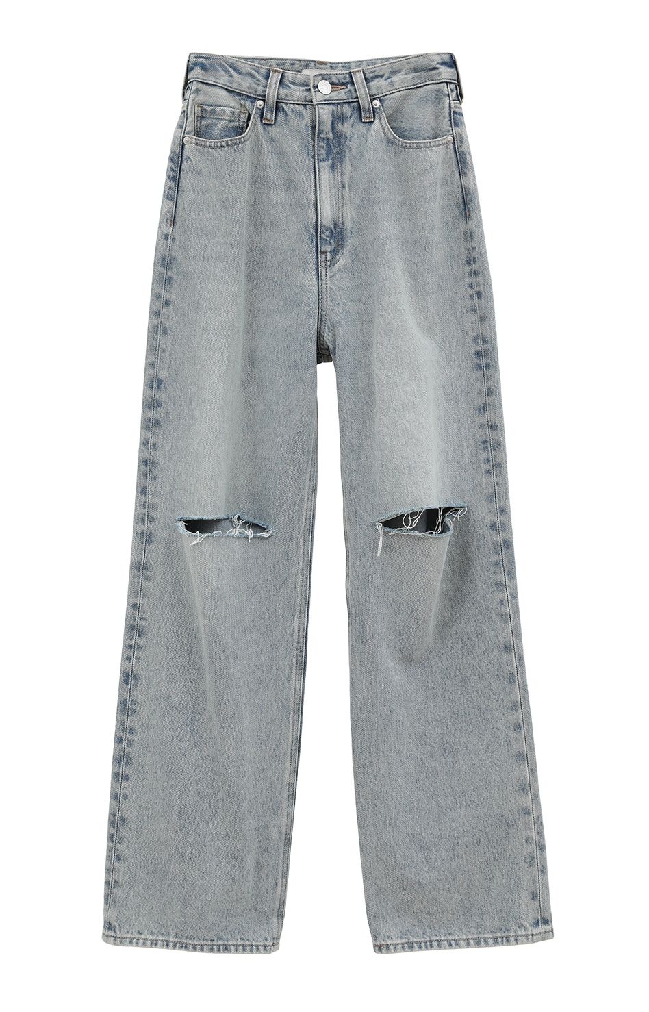 CLANE - SLASH CUT DENIM PANTS INDIGO - スラッシュカット デニム