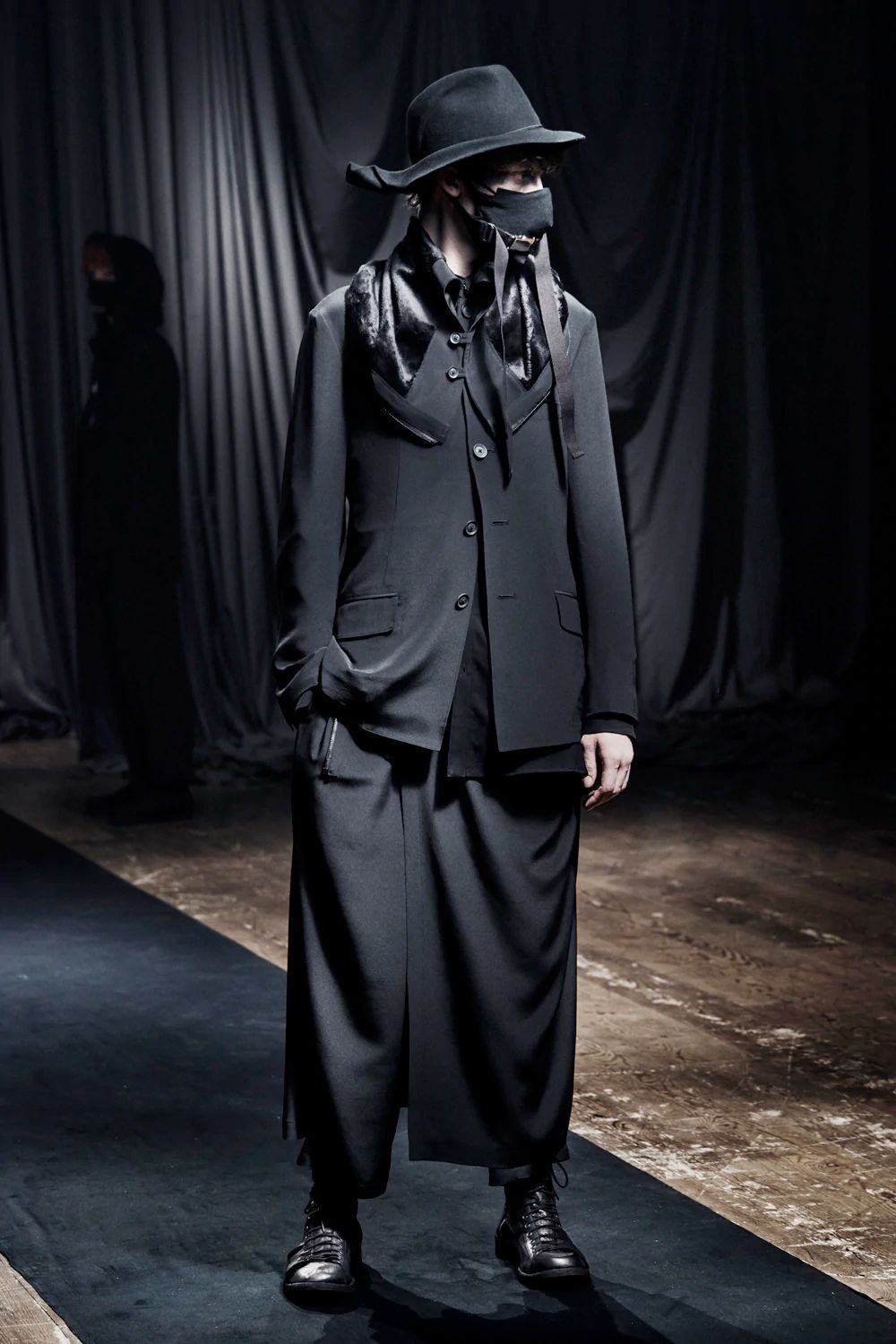 yohji yamamoto - pour homme | ボアフードJKT / ウール ジャケット