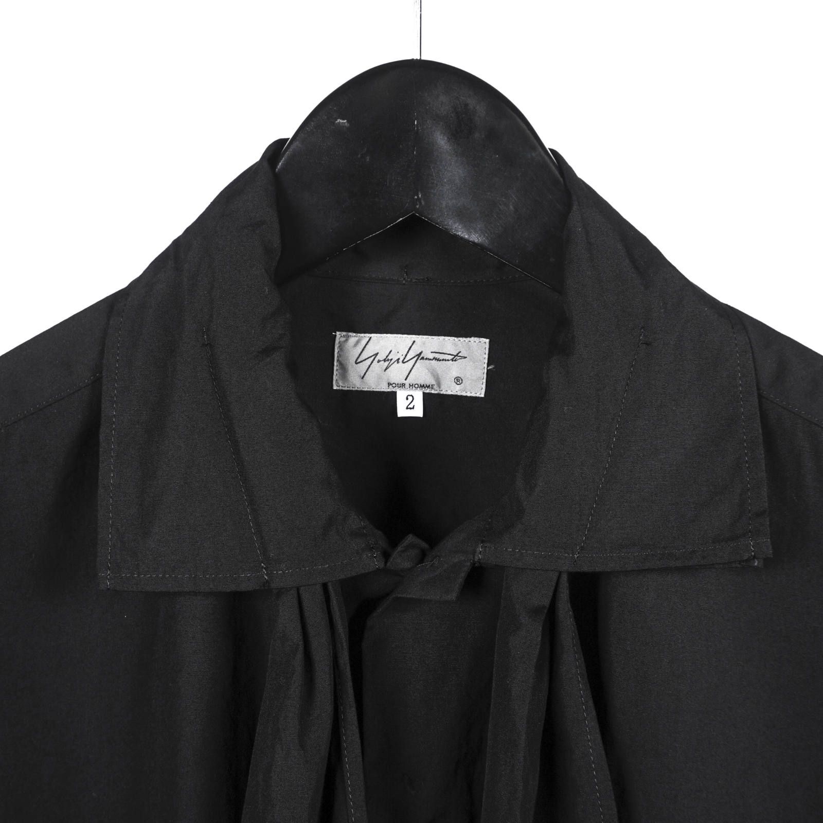 yohji yamamoto - Yohji Yamamoto [HH-B06-800 / ストール付きシャツ