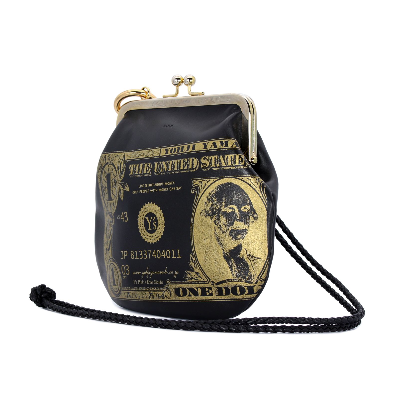 yohji yamamoto - × KOTA OKUDA CLASP BAGS / がま口バッグ / ブラック