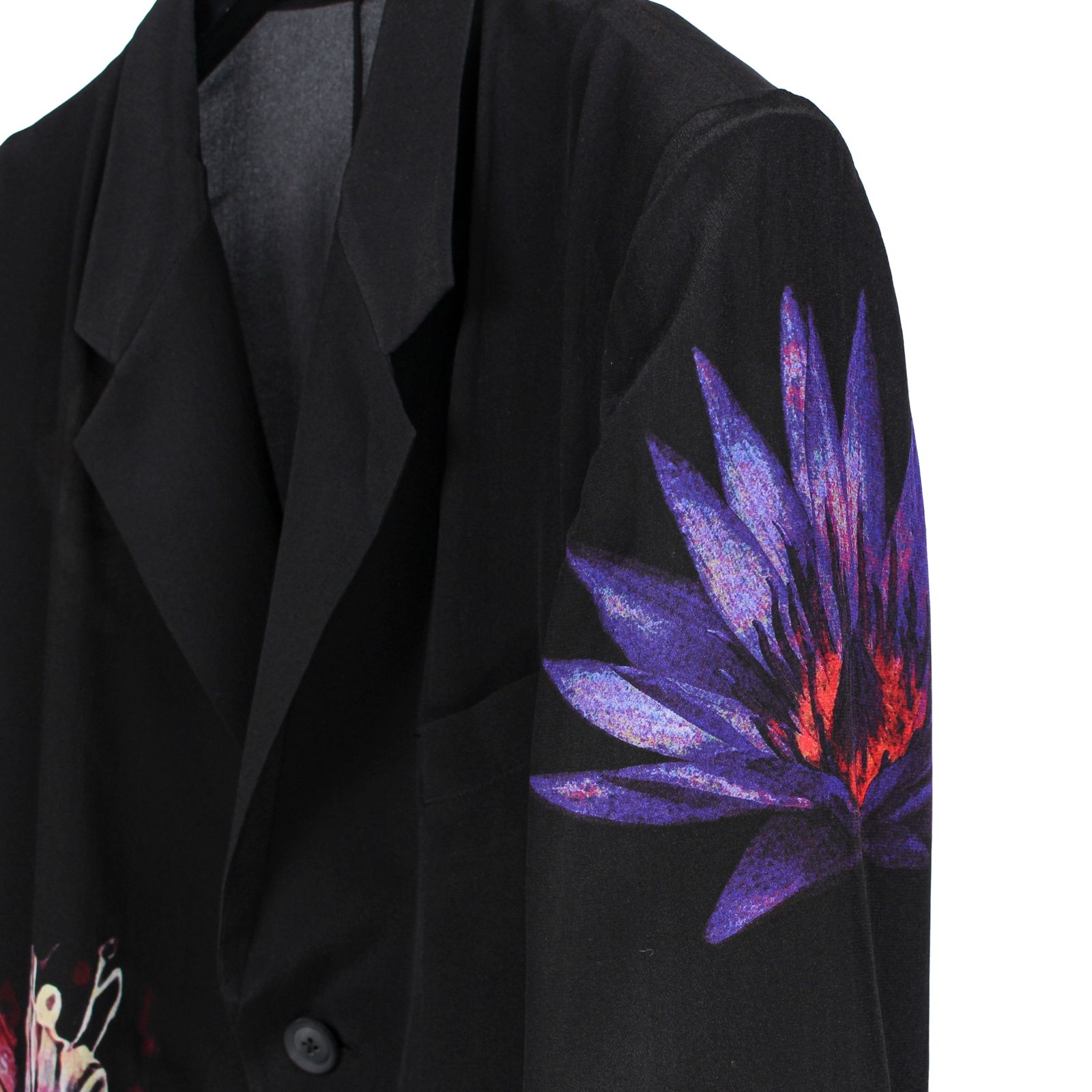 yohji yamamoto - pour homme | 花柄プリントJ / シルクジャケット