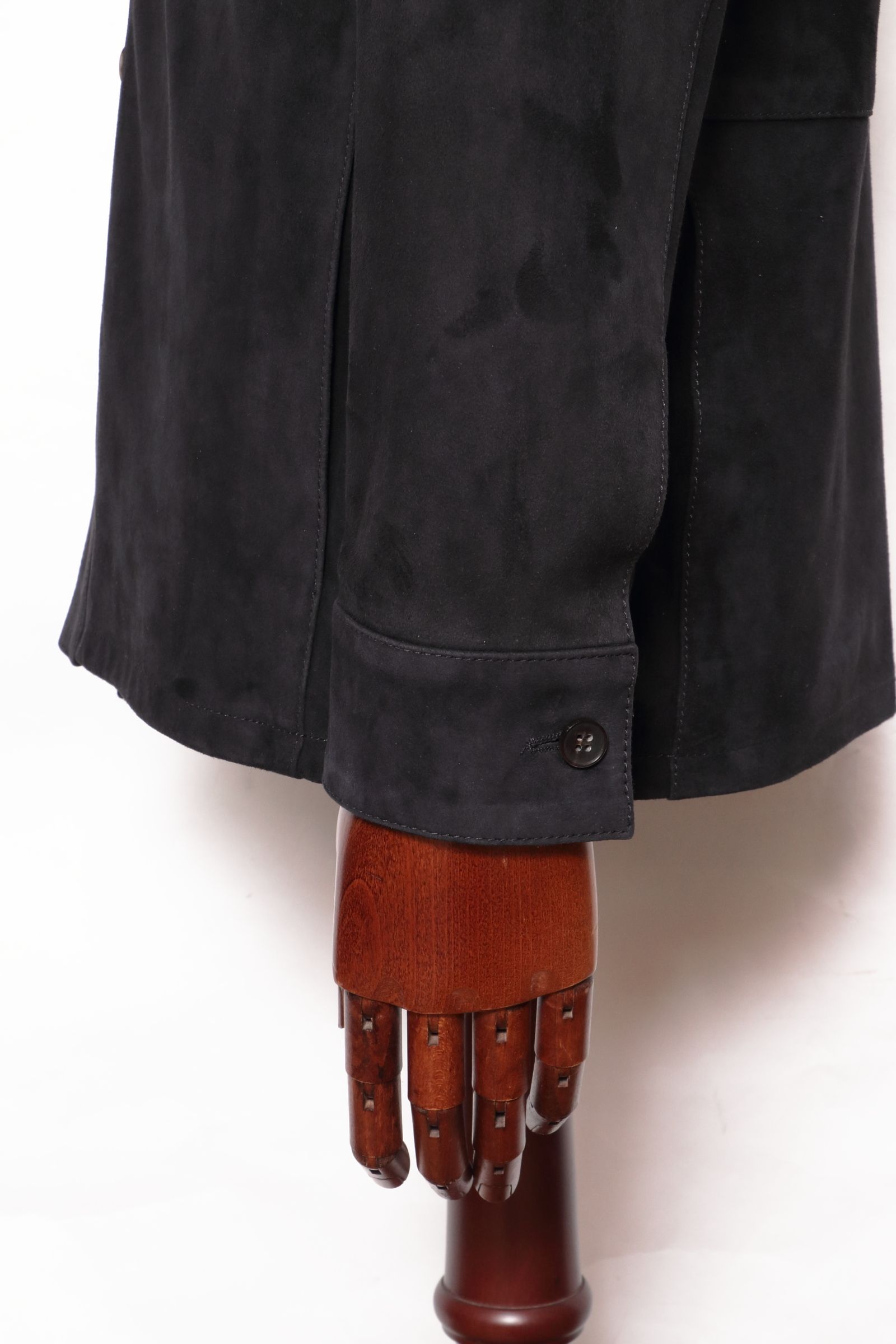 ARMA - DEX ゴートスウェード シャツジャケット / NIGHT ダーク