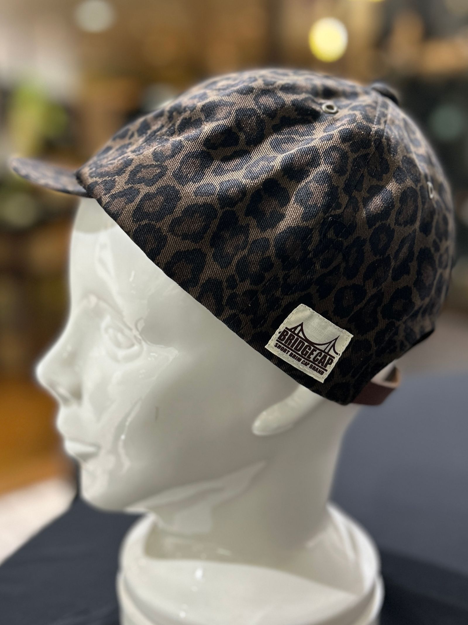 Mighty Shine - BRIDGE CAP TYPE1 LEOレオパードBROWN【Mighty Shine