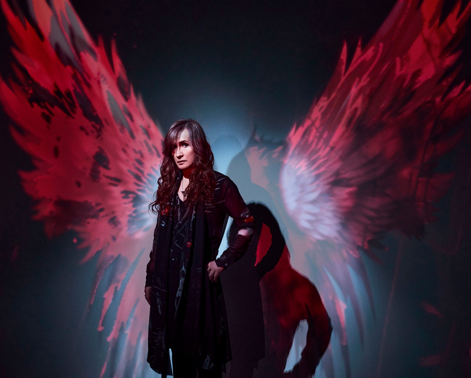 kiryuyrik - コラボ VAMPIRE FlareShirtプリントフレアロングシャツ