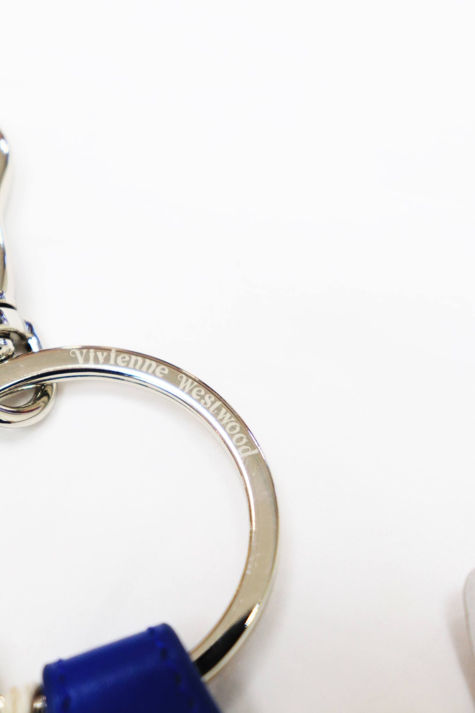 Vivienne Westwood - ライトニング ボルト キーリング/BLUE【Vivienne