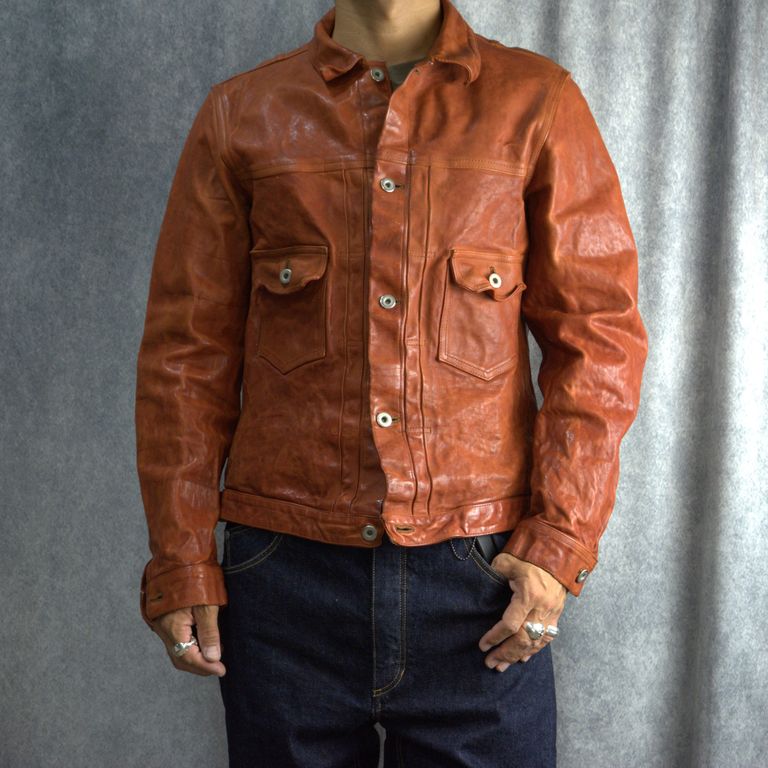 ISAMU KATAYAMA BACKLASH - イタリアンダブルショルダー 製品染め G型