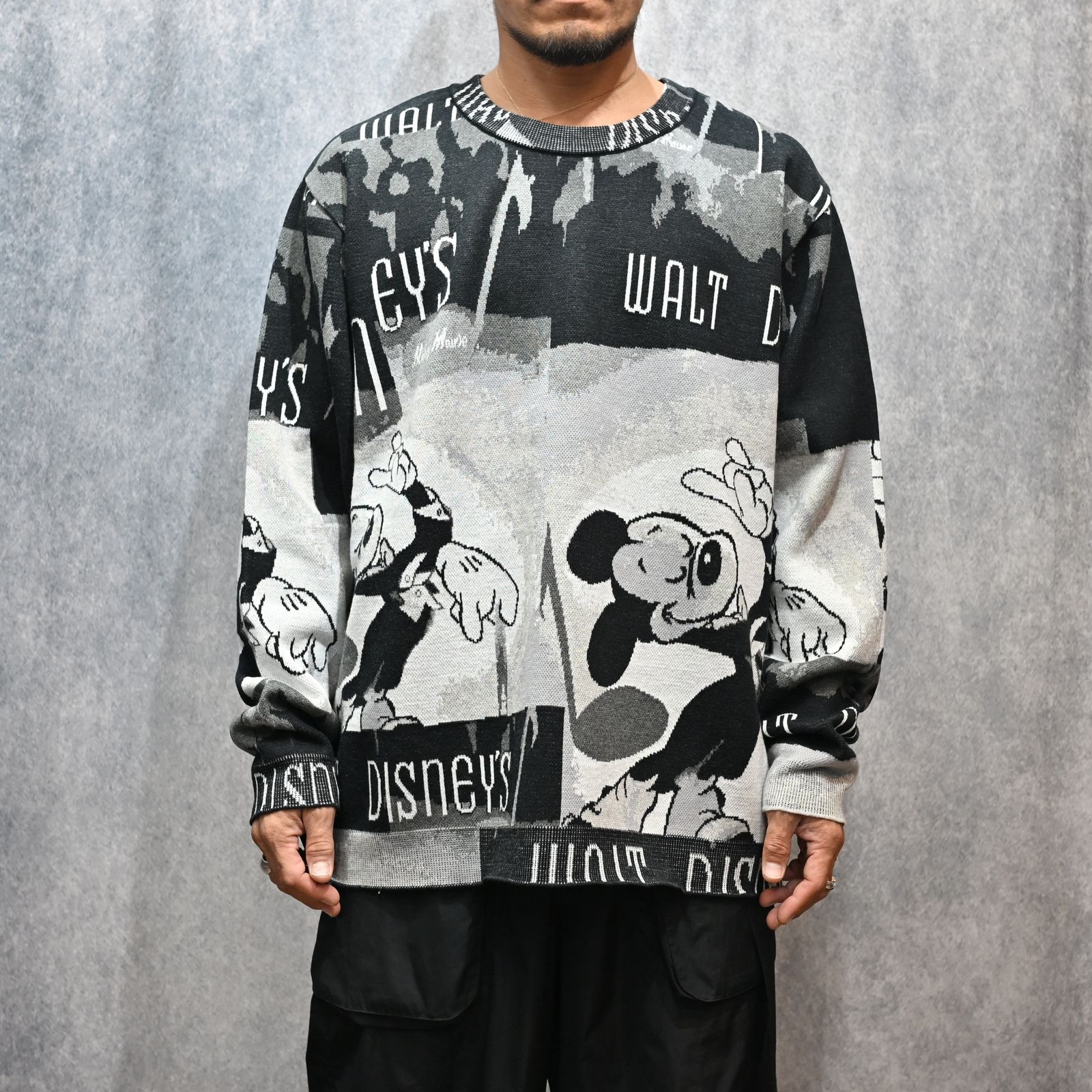 Porter Classic - DISNEY VP / PC KNIT COLLECTION CREWNECK (MICKY
