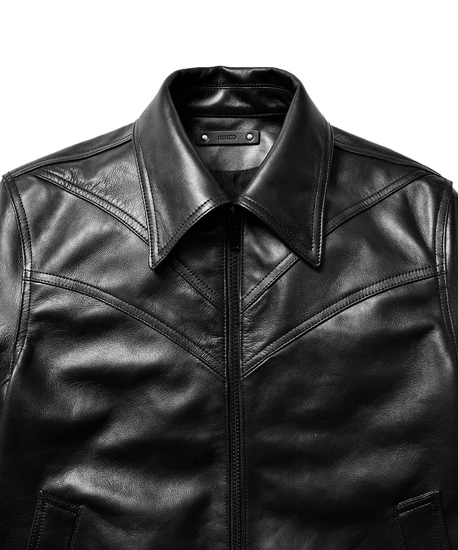 MINEDENIM | マインデニム 【Sheep Leather Zipup JKT】 本日発売