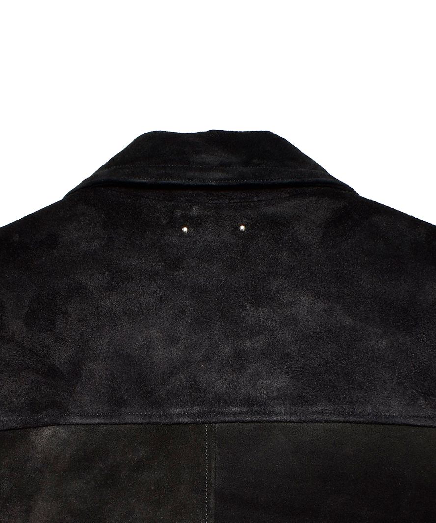 MINEDENIM - Suede Leather Harf CT （BLK） / スエードレザー ハーフ