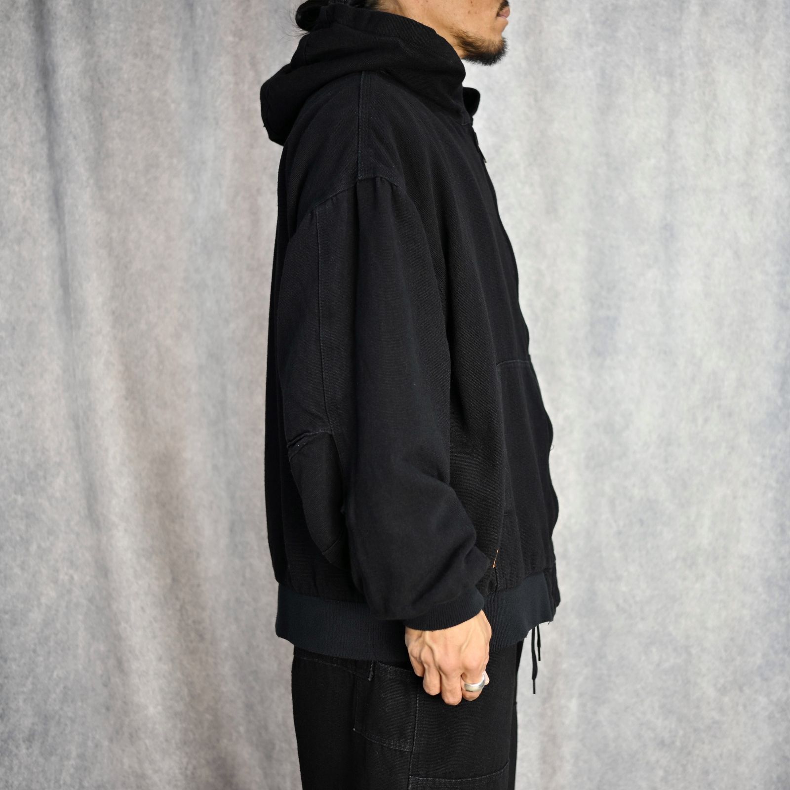 N.HOOLYWOOD - HOODIE BLOUSON (BLACK) - フーディーブルゾン