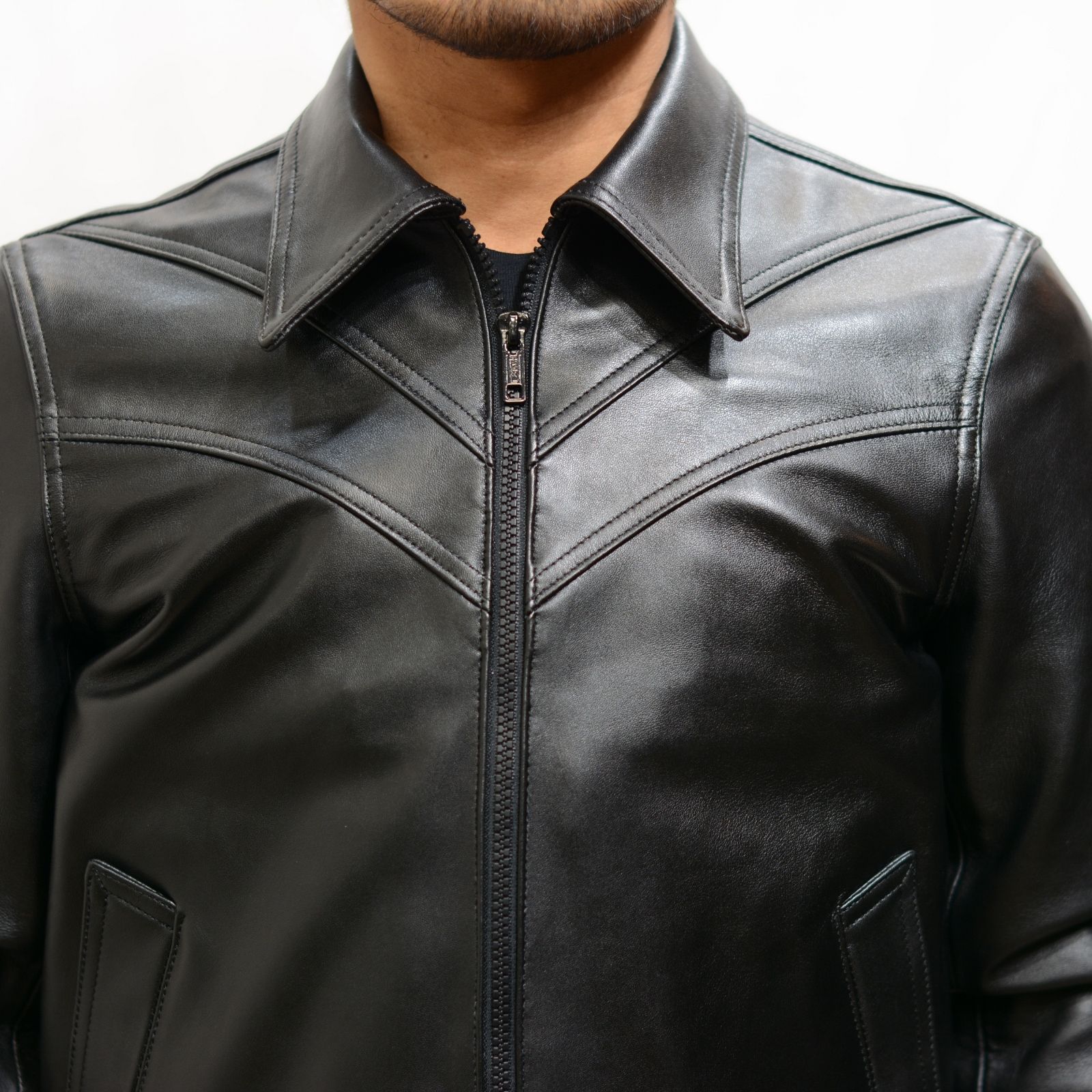 MINEDENIM - Sheep Leather Zipup JKT | chord online store