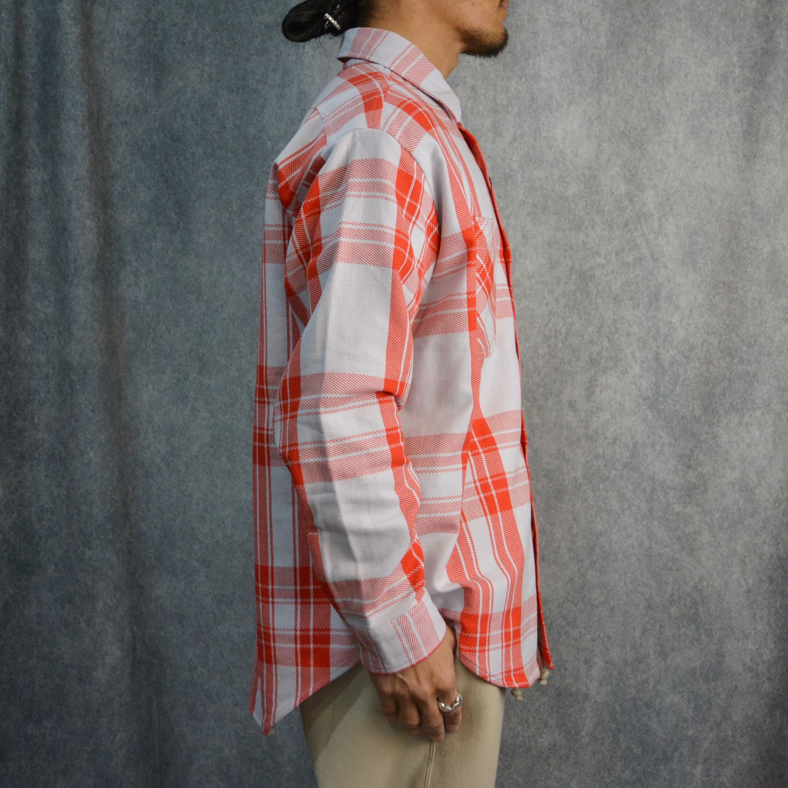 N.HOOLYWOOD - BIG MAC SHIRT （GRY CHECK） / チェックシャツ