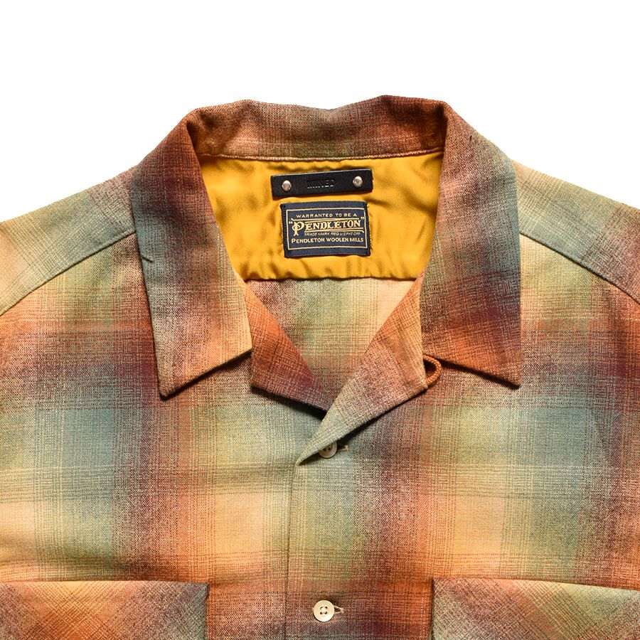 MINEDENIM - × PENDLETON W.Check Double Pocket Ooen Collar SH （YPT