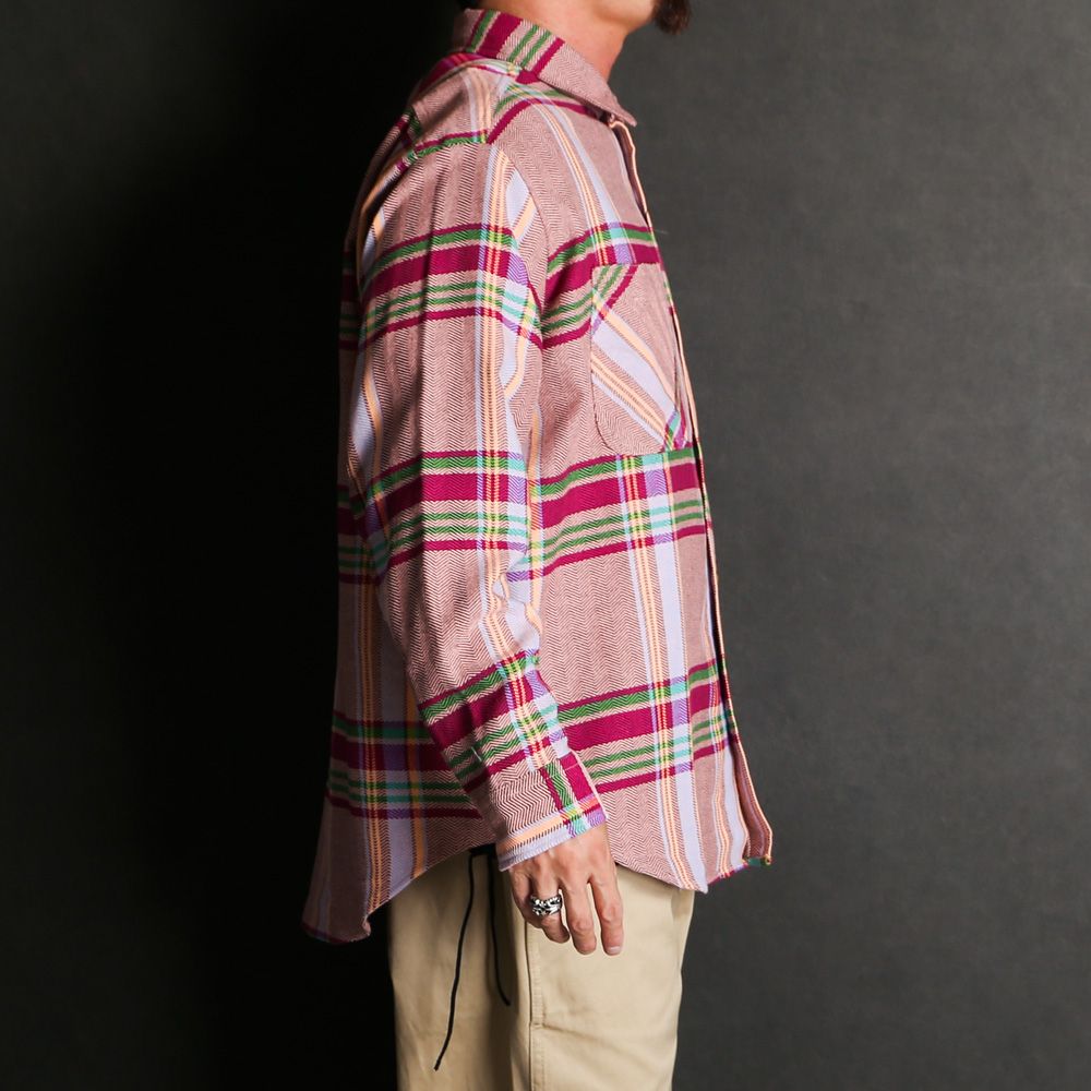 N.HOOLYWOOD - × BIG MAC / SHIRT - PINK CHECK / 2242-SH31-010 peg