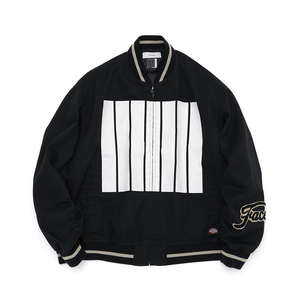 FACETASM - × DICKIES / 7 BARS STADIUM JACKET - BLACK / スタジアム